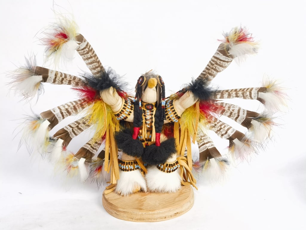 Large Vintage Native American Eagle Dancer Kachina (1 of 5)