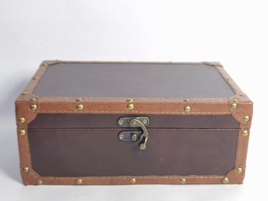 Harry & David Dark Brown Chest Box