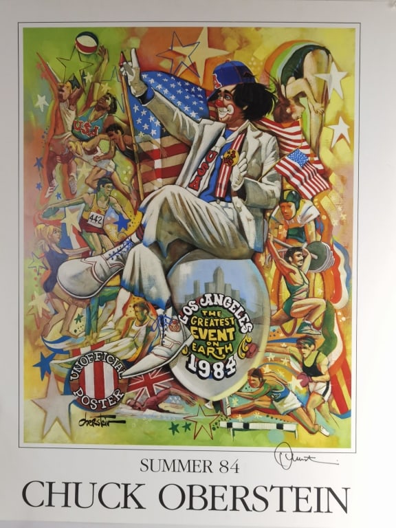 1984 Summer Chuck Oberstein Poster (1 of 6)