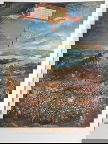 Vintage "The Battle of Alexander at Issus Poster