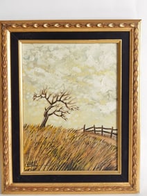 Landscape Oil Painting, Signed Marcas