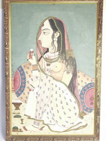 Vintage Bani Thani Indian Miniature Painting