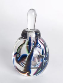 1996 Signed Art Glass Perfume Bottle