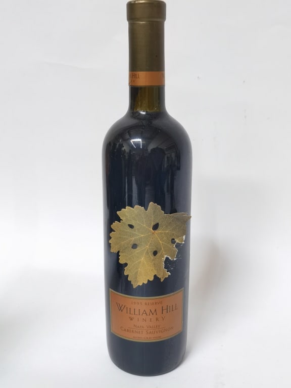 1995 Reserve William Hill Napa Valley Cabernet Sau: 1995 Reserve William Hill Napa Valley Cabernet Sauvignon, 12.5in