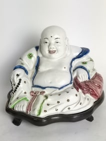 Chinese Porcelain Famille Rose Buddha