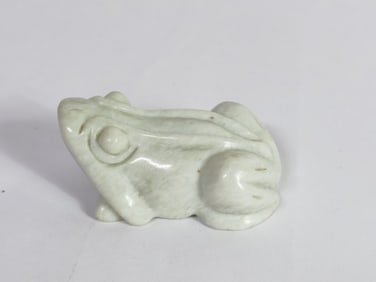 Vintage Nephrite Carved Frog