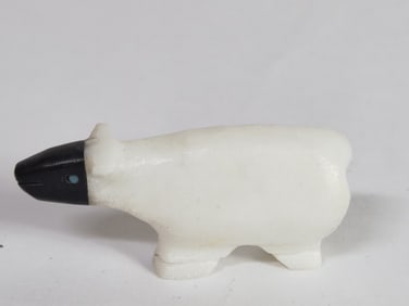 Vintage Zuni Marble Sheep Carving