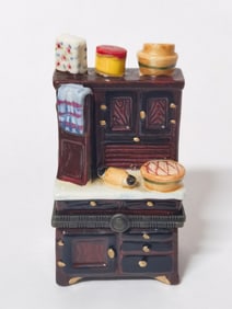 Vintage Porcelain Cabinet Trinket Box