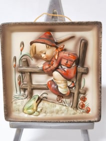 Goebel Hummel Porcelain "Retreat to Safety" Plaque