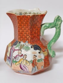 Mason's Royal Terracotta Porcelain Water Pitcher