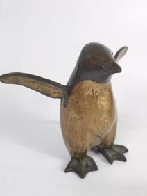 1983 Signed Huni Limited Ed. Bronze Penguin
