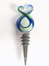 Vintage Murano Italy Art Glass Wine Stopper
