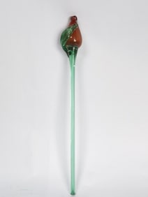 Vintage Murano Italy Art Glass Rose