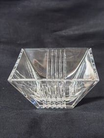 Vintage Tiffany & Co. Crystal Square Candy Bowl