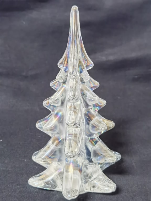 Vintage Glass Christmas Tree: Vintage Glass Christmas Tree, 6.5in