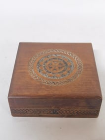 Vitnage Wood Carved Jewelry Box