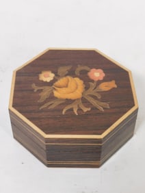 Vintage Italian Marquetry Jewelry Box