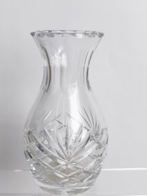 Vintage Galway Ireland Lead Crystal Vase