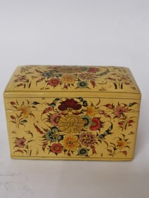 Vintage Hand Painted Wood Box