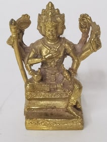 Vintage Gilt Bronze Buddha