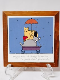 1984 Lillian Vernon Porcelain Art Tile