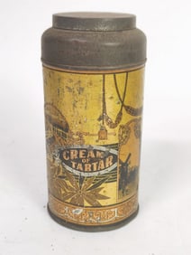 Vintage Canco Cream of Tartar Tin