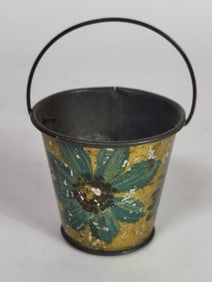 Vintage Children Tin Bucket