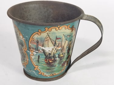 Vintage Children Tin Cup