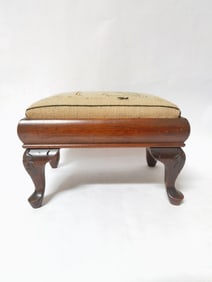 Antique Wood Carved Stool