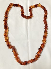 Amber Bead Necklace