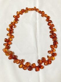 Amber Bead Necklace