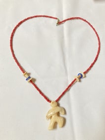 Stone and Glass Bead Necklace