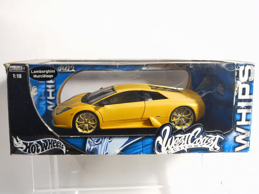 2003 Hot Wheel 1:18 WestCoast Lamborghini: 2003 Hot Wheel 1:18 WestCoast Lamborghini, 4.75in by 11.75in
