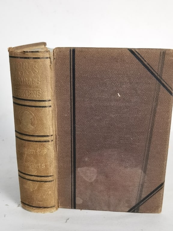 19th C. The Curiosity Shop, Hard Times, and The Ho: 19th C. The Curiosity Shop, Hard Times, and The Holly Tree Inn by Charles Dickens, 7.75in