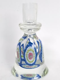 Vintage Murano Italy Millefiori Glass Candlestick
