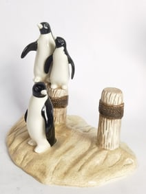 Vintage Italian Porcelain Penguin Figurine