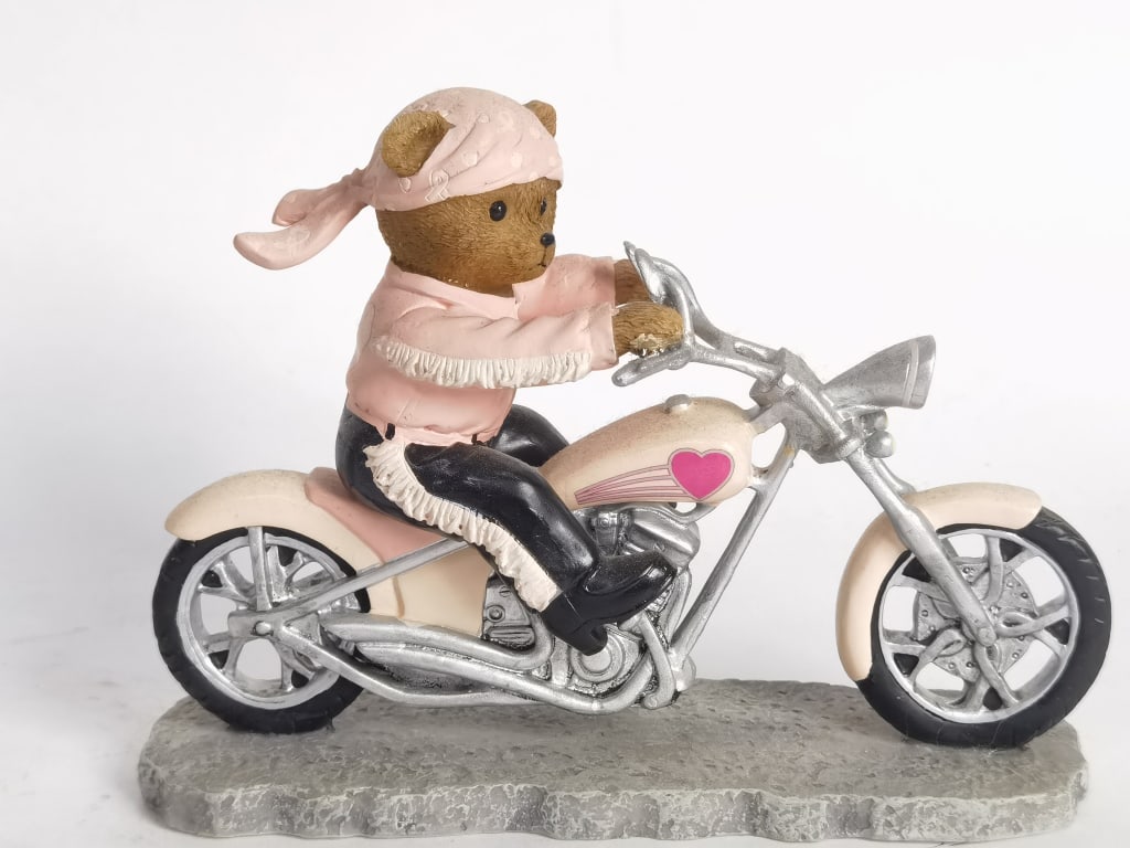 Vintage Faithful Fuzzies On the Road for Care Figu: Vintage Faithful Fuzzies On the Road for Care Figurine, 4.5in by 5.5in