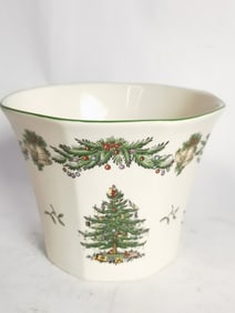 2005 Spode Porcelain Christmas Tree Vase
