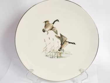 Vintage Flintridge Porcelain Canadian Goose Pasta