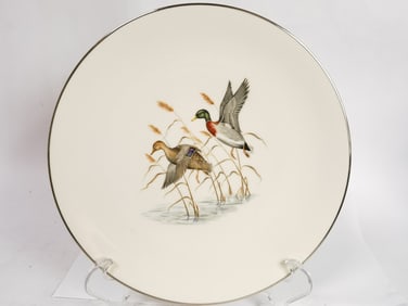 Vintage Flintridge Porcelain Millard Duck Pasta Pl