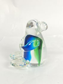 Vintage Art Glass Frog