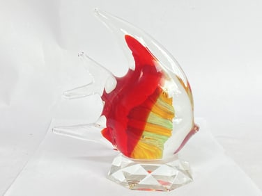 Vintage Murano Italy Art Glass Fish