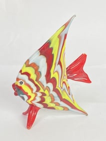 Vintage Murano Italy Donaggio G&G Art Glass Fish