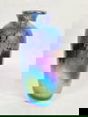 1992 Alloway Iridescent Splatter Glass Vase