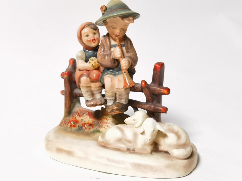 Vintage Goebel Hummel Porcelain Eventide Figurine (1 of 7)