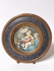 Vintage Framed Image after Raphael's Madonna