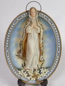 Vintage Bradford Exchange "Our Lady of Hope" Decor