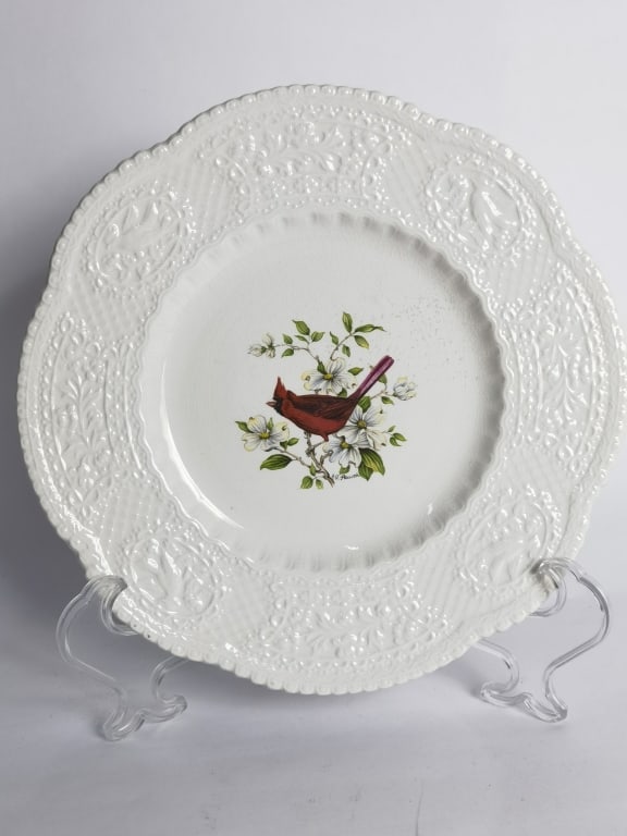 Vintage Royal Cauldon Ironstone Cardinal Plate (1 of 5)