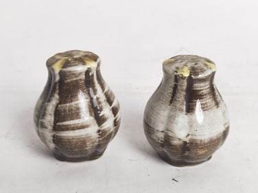 Vintage Santa Anita Ware Pottery Salt and Pepper S