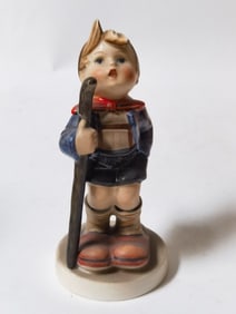 Vintage Goebel Hummel Porcelain "Little Hiker" Fig